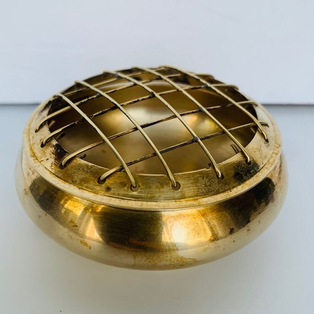 Brass Charcoal Incense Burner